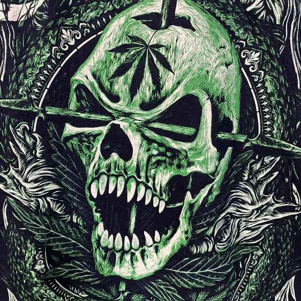 Cypress Hill Skull Graphic Black T-Shirt XXL - Image 4