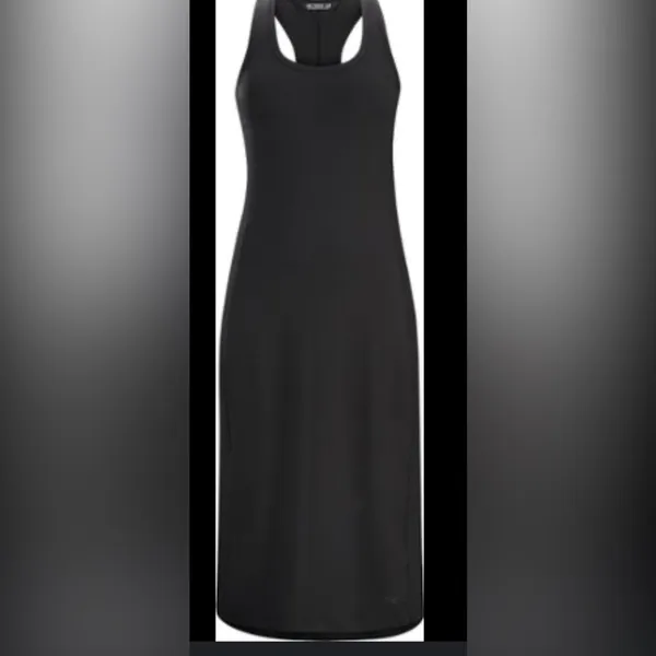 Arc’teryx Jelena‎ Midi Dress Sz Small in Black Racerback Sleeveless - Image 2