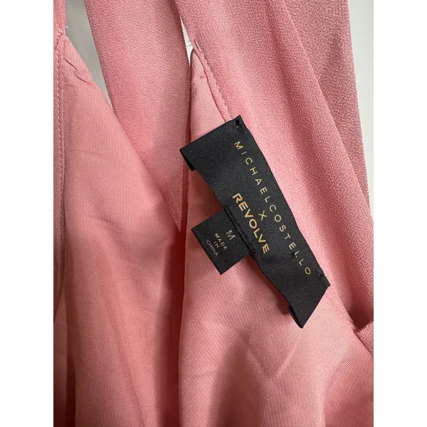 Michael Costello X Revolve Justin Mini Dress Women's Pink Size Medium - Image 5