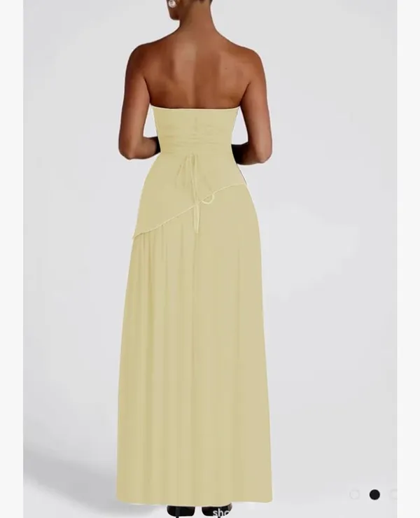 BRAND NEW maxi yellow dress Size 0 - Image 2