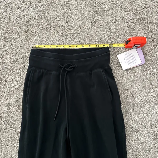 JoyLab Black Drawstring Joggers with Tapered Cuffs - Image 3