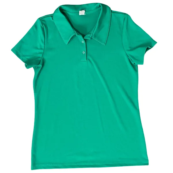 Alo Kelly Emerald Green Polo Short Sleeve Collared Tee T-Shirt size XS Tennis - Image 3