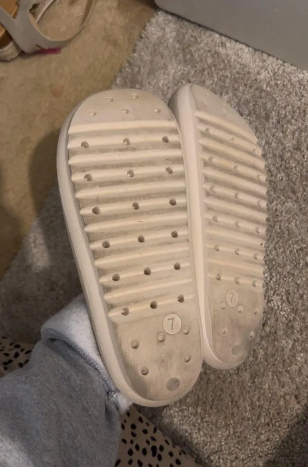 Cloud Comfort Slides Tan Size 7 - Image 2