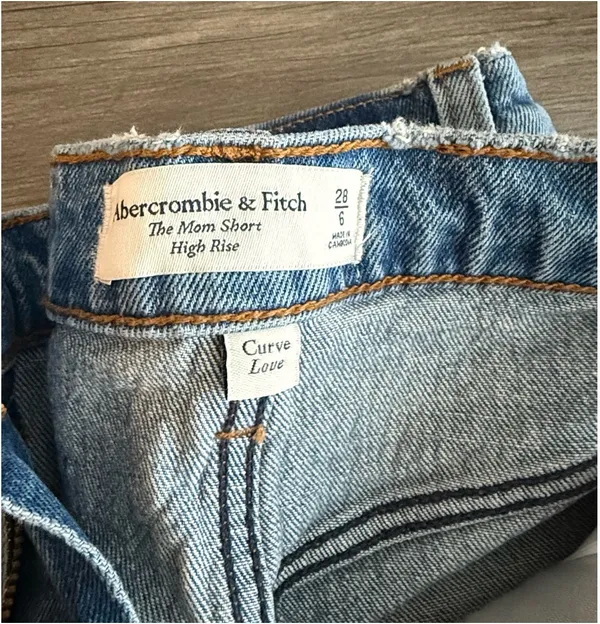 Abercrombie Mom Shorts Curve Love High-Rise - Image 4