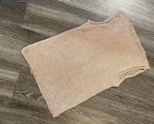 ZARA gold knit tank top - Image 3