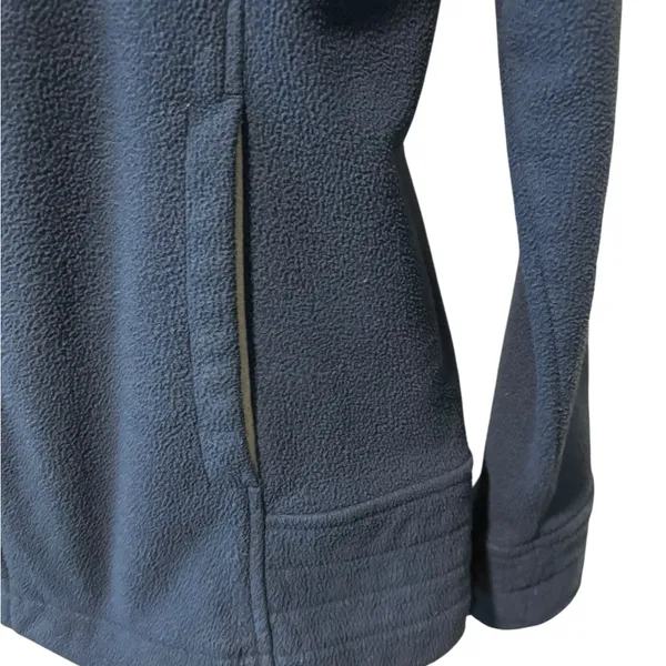 The North Face Women's Fleece Mock Neck Full Zip Up Jacket Blue M - Image 3