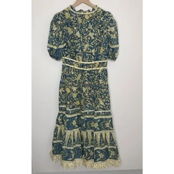 Ulla Johnson Annisa Dress in Lanai Midi Summer Womens Size 6 - Image 5