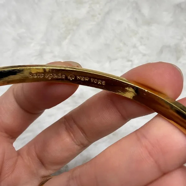 kate spade New York Gold Spade Bangle Bracelet - Image 6
