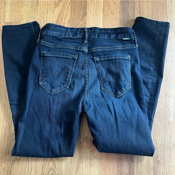 MOTHER casual Dark Blue looker ankle fray size 25‎ - Image 13