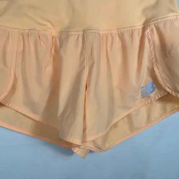 New Balance Running Shorts XS‎ Peach Lightweight Athletic Activewear Women - Image 6