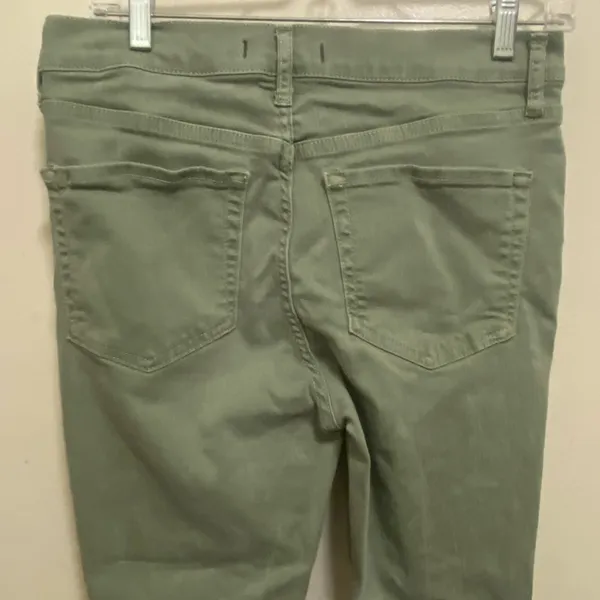 Free People Womens Jeans Size 29 30” Sage Green 61855-16515125 Distressed 30x26 - Image 7