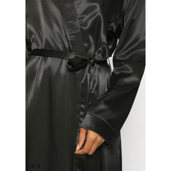 NWT OW Collection Katrina Kimono Duster‎ Robe in Black Sz XS $230 - Image 5