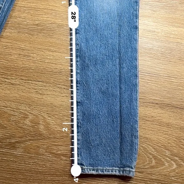 Madewell Perfect Vintage Jeans Womens 25 Blue High Rise Tapered Denim Mom Jeans - Image 8
