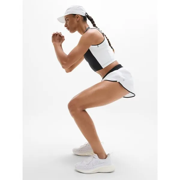New Athleta M Power Serve Muscle Tank Medium Black Bright White - Image 4