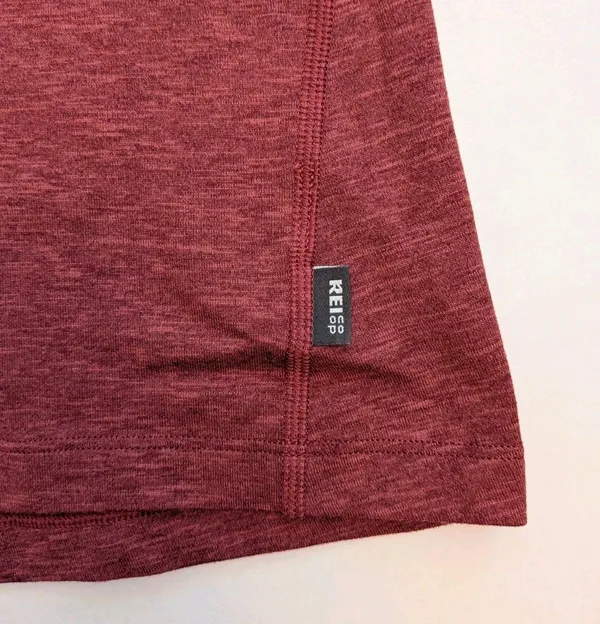 Rei Co Op Base Layer Womens Sz L Red Outdoor Hiking Gorpcore Long Sleeve Shirt - Image 6
