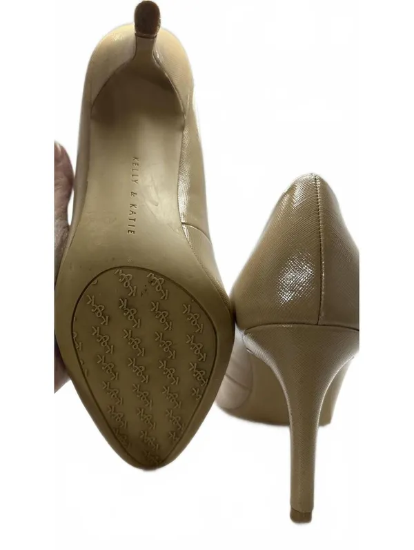 Kelly & Katie Nude Beige Pumps Women’s Classic Career Heels - Image 5
