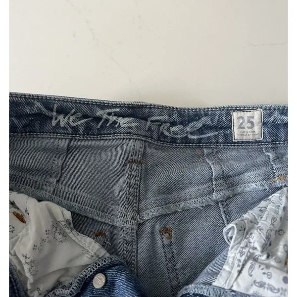 Free People Edwin Women's Cai Short 7" Size 25 - Image 4