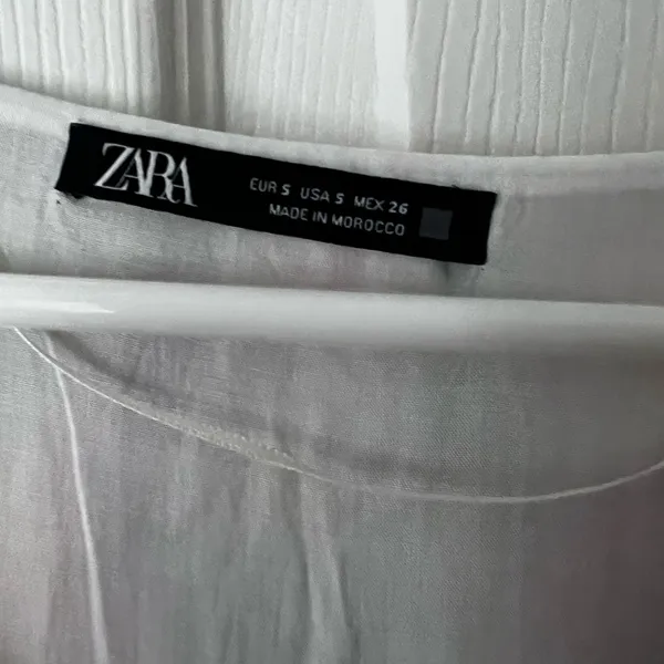 ZARA Floral dress S Blue Floral Summer Cocktail Women - Image 3