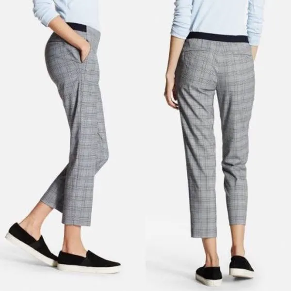 Uniqlo Smart Style Pants in Glen Check Plaid - Image 2