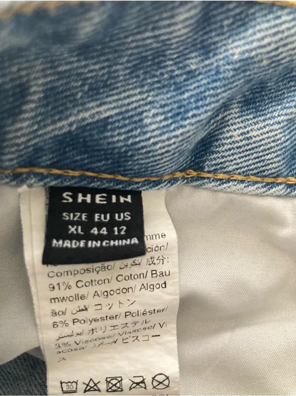 SHEIN Light Blue Distressed Boyfriend Jeans - Image 11