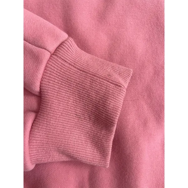 PARKE Varsity Pink Mock Neck Sweatshirt Valentines Day Lover RARE L/XL - Image 5
