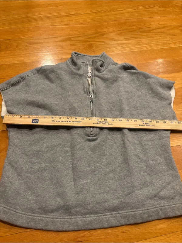 For The Republic Gray Half-Zip Pullover - Image 3