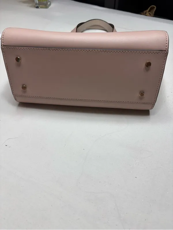 Kate Spade New York Scalloped Leather Satchel Crossbody Bag - Blush Pink - Image 14