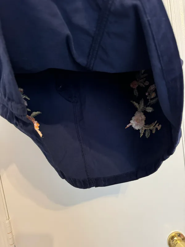 Mossimo Supply Co Blue Floral Skirt Size 12 - Image 3