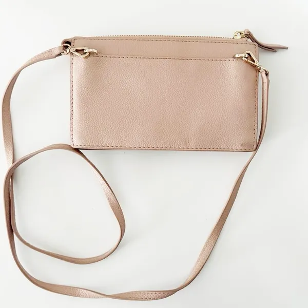 Kate Spade Jackson Small Tab Blush Pink Crossbody Clutch Wallet - Image 3