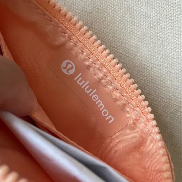 Lululemon Clippable Card Pouch - Peach Bellini - Image 7