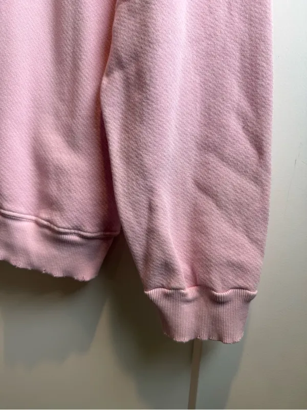 I.S.M.B.S‎ Pink 'love' Embroidered Crewneck Sweatshirt Size L - Image 7