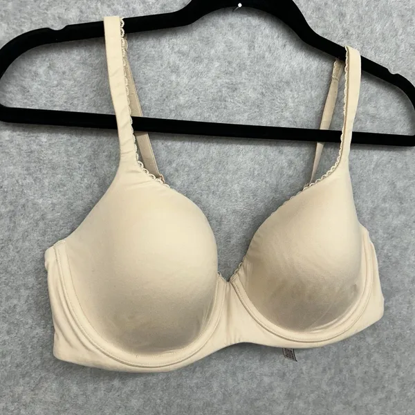 Victoria's Secret Women Bra 36D Beige Body By Victoria T Shirt Underwired READ - Image 3