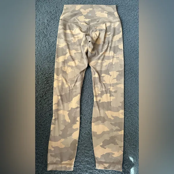 Lululemon Align Leggings Women's 6 Brown Camo High Rise Yoga Pants Athleisure - Image 7
