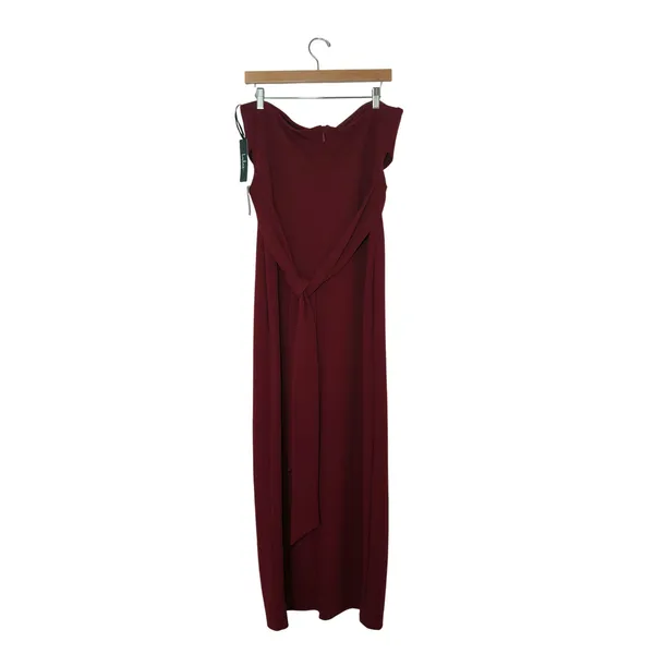 Lulus XL Own Night Berry Pink‎ Strapless Maxi Modern Evening Dress Sophisticated - Image 6