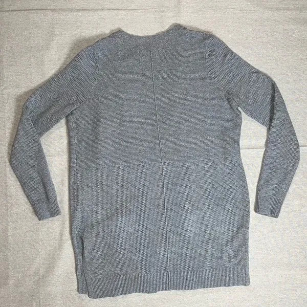 Abercrombie & Fitch | Gray Open Front Longline Cardigan | Medium - Image 2