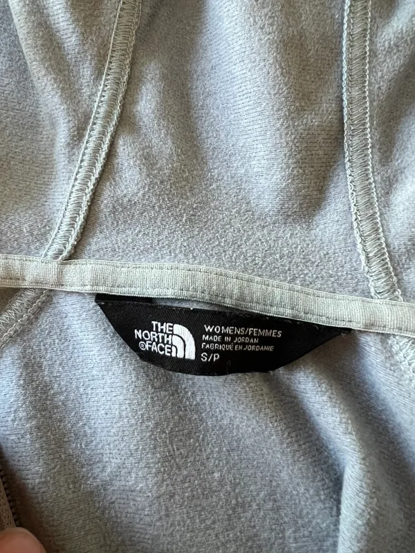 The North Face Grey Essential Zip Up Sweatshirt - Image 5
