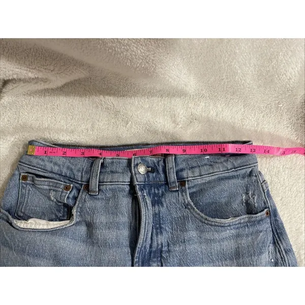 Madewell Perfect Vintage Wide Leg Crop Jeans Womens 26 (26x26) Medium Wash Denim - Image 8