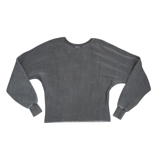 Joah Brown Sweatshirt Women One Size Black Good Dolman Sleeve Cropped Vintage - Image 5