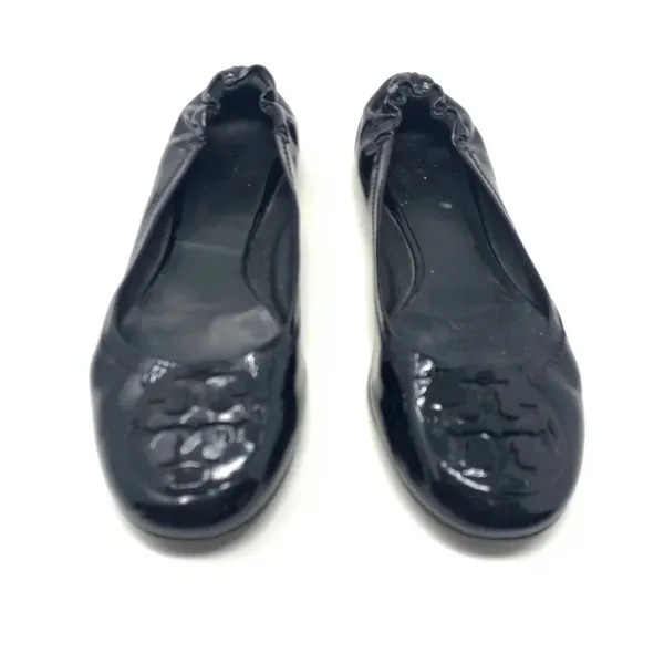Tory Burch Reva Classic Patent Leather Ballet Flats Black Size US‎ 7.5 - Image 5
