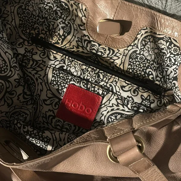 Hobo The Original Free People Beige Shoulder Bag - Image 5