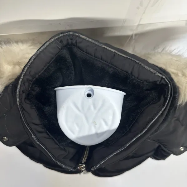 Zara Woman Black Down Puffer Jacket Polyester Womans LARGE Fleece Lining - Image 16
