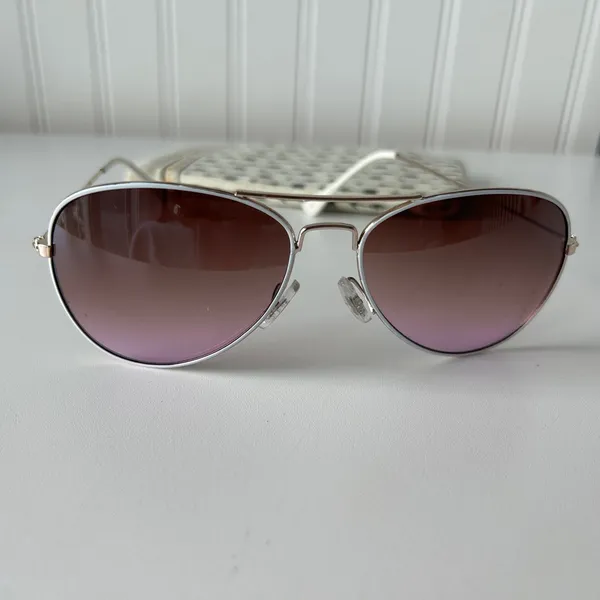 American Eagle Outfitters Pink Aviator Sunglasses - Image 6