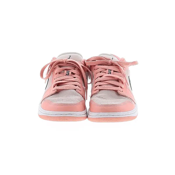 Nike Air Jordan 1 Low Pink Gray Teal Sneakers Women’s 6.5 Retro Basketball - Image 2