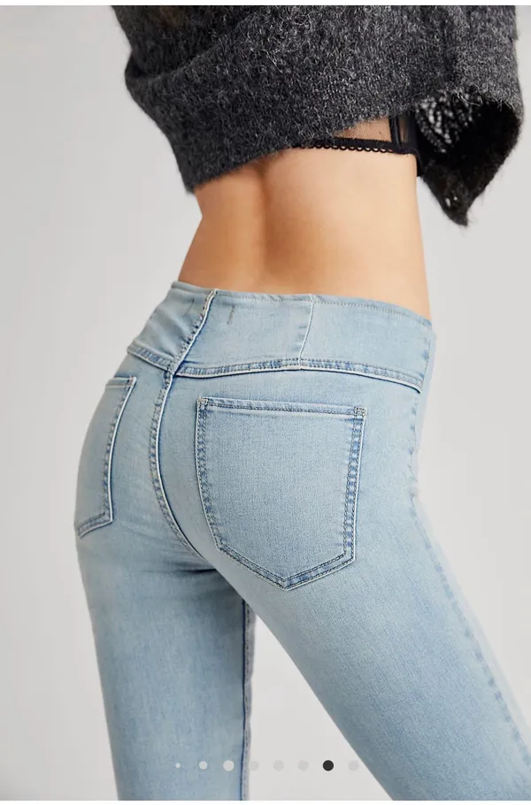 Free People Penny Pull-On Flare Jeans - Image 8