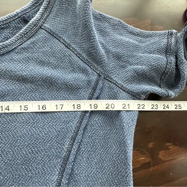 Free People You Don't Own Me Henley Thermal Sweater M boho - Image 12