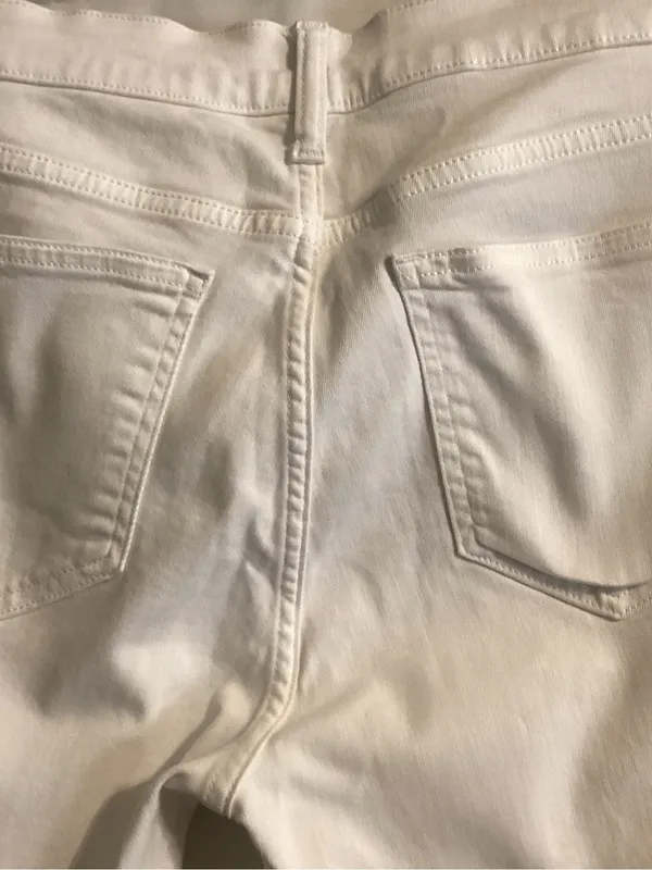 GAP White Jeans SZ 30R - Image 3