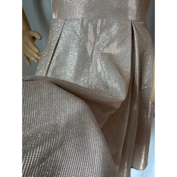 Chic Boutique NY gold glittery cocktail homecoming short dress corset medium - Image 12