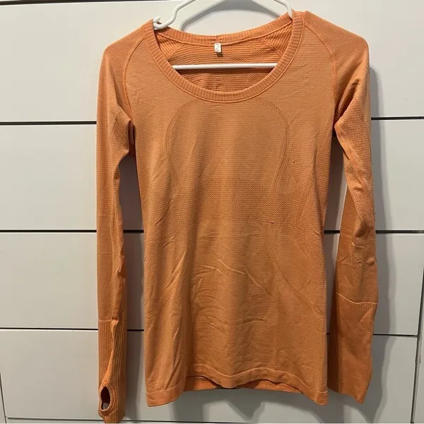 Lululemon Creamscicle Pop Swiftly tech Long Sleeve - Image 3