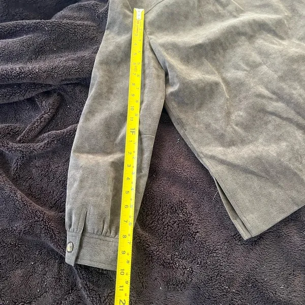 Vintage Suede Abe Schrader Jacket Size Large Brown - Image 10