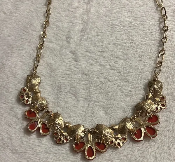 Statement Fashion Costume Rhinestone Jewelry Necklace - Image 4